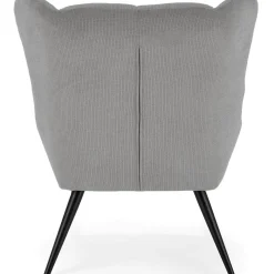 Garnero Arredamenti Poltrona imbottita in tessuto nero Snooz Grigio Best