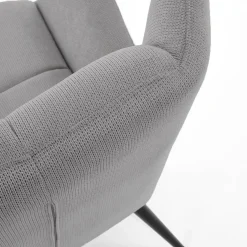 Garnero Arredamenti Poltrona imbottita in tessuto nero Snooz Grigio Best