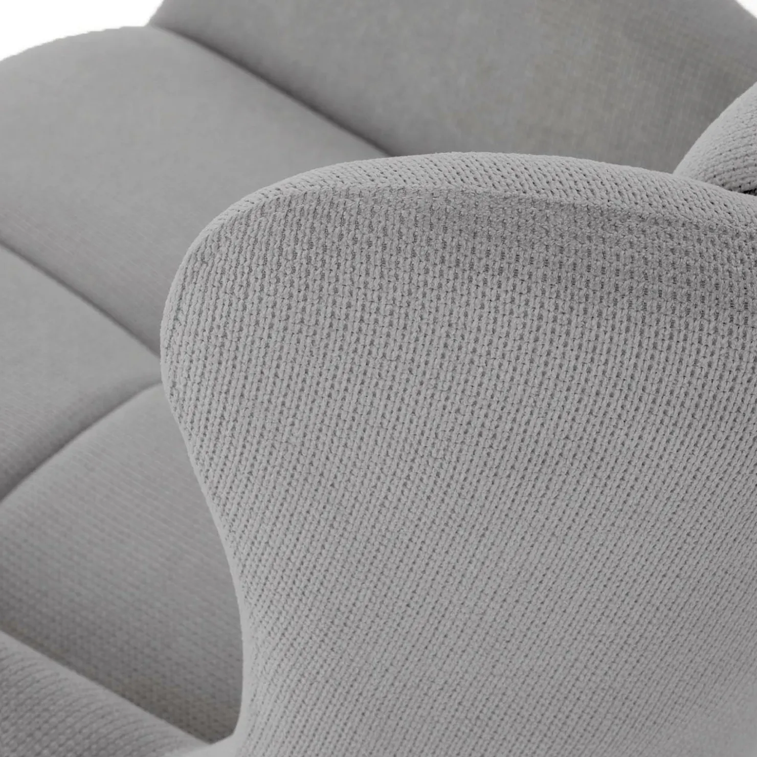 Garnero Arredamenti Poltrona imbottita in tessuto nero Snooz Grigio Best