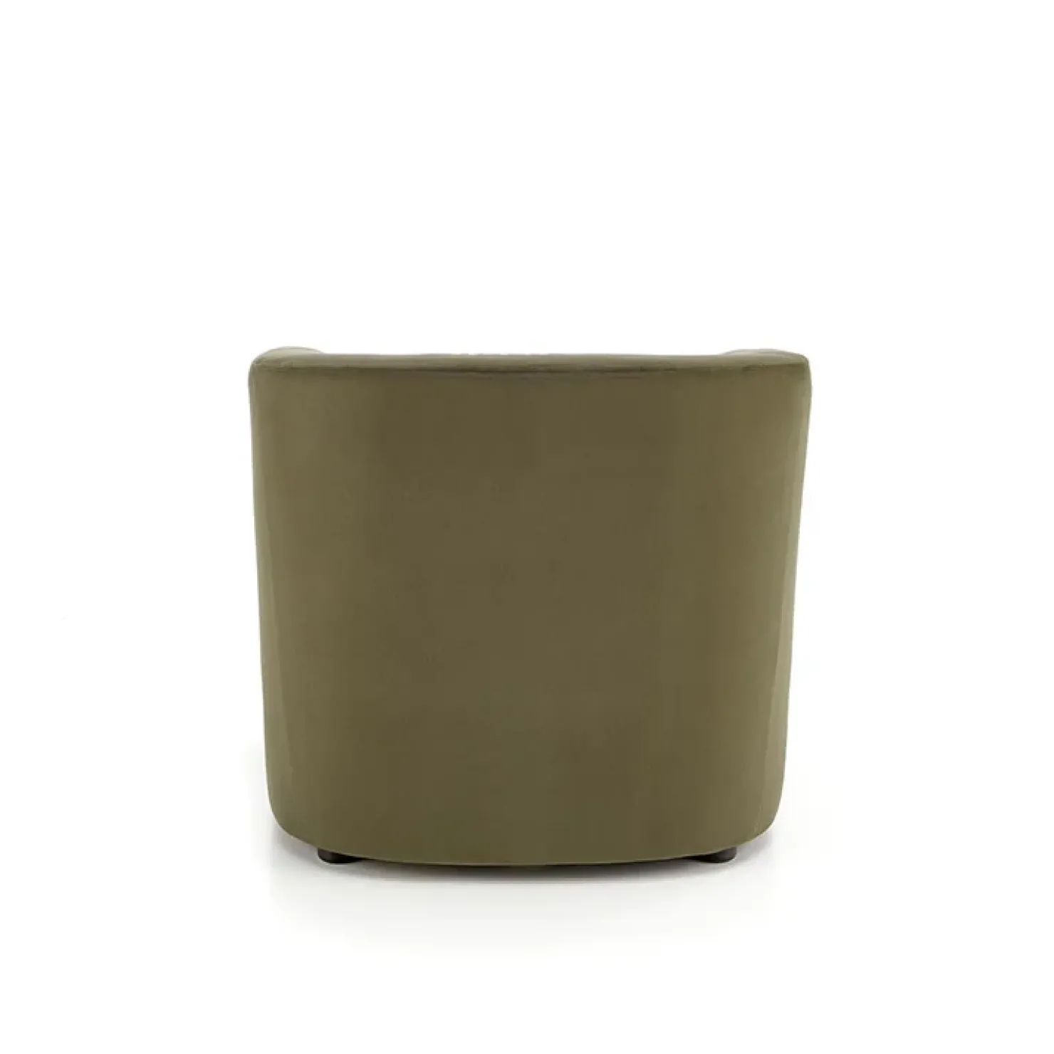 Garnero Arredamenti Poltrona imbottita relax in velluto Simeone Verde Discount