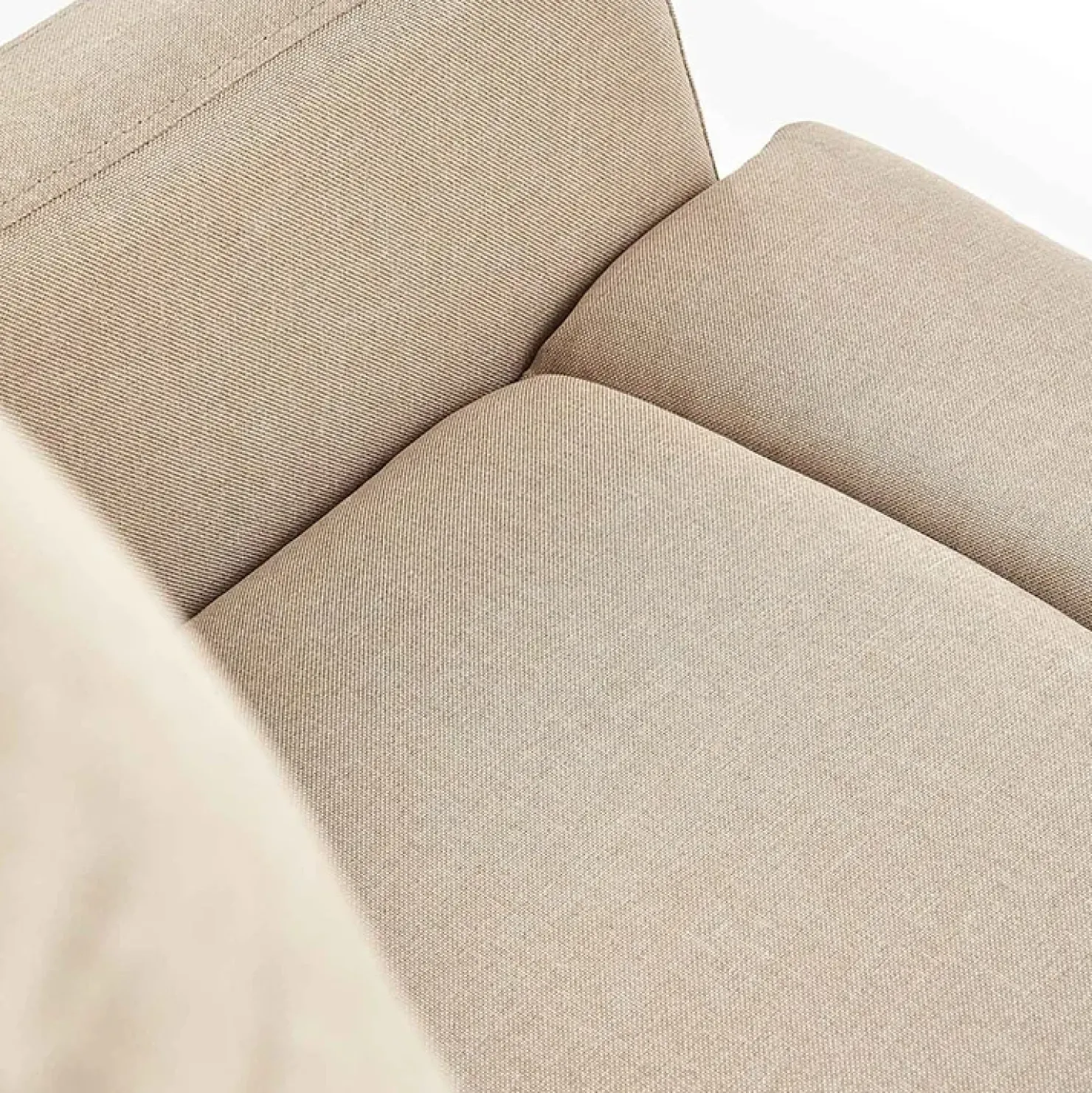 Garnero Arredamenti Poltrona reclinabile imbottita in tessuto beige Adele