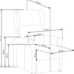 Garnero Arredamenti Poltrona reclinabile imbottita in velluto beige Cassiopea Tessuto Vellutato Lucido Beige Sale
