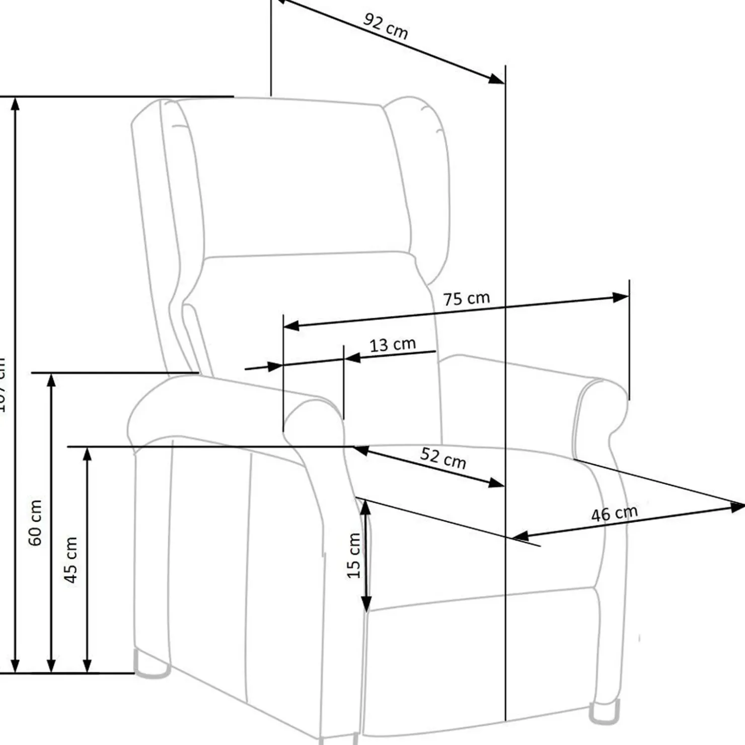 Garnero Arredamenti Poltrona reclinabile imbottita in velluto beige Cassiopea Tessuto Vellutato Lucido Beige Sale