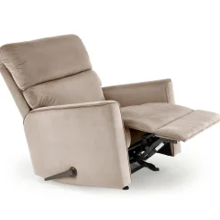 Garnero Arredamenti Poltrona reclinabile imbottita in tessuto Benuat Beige Best