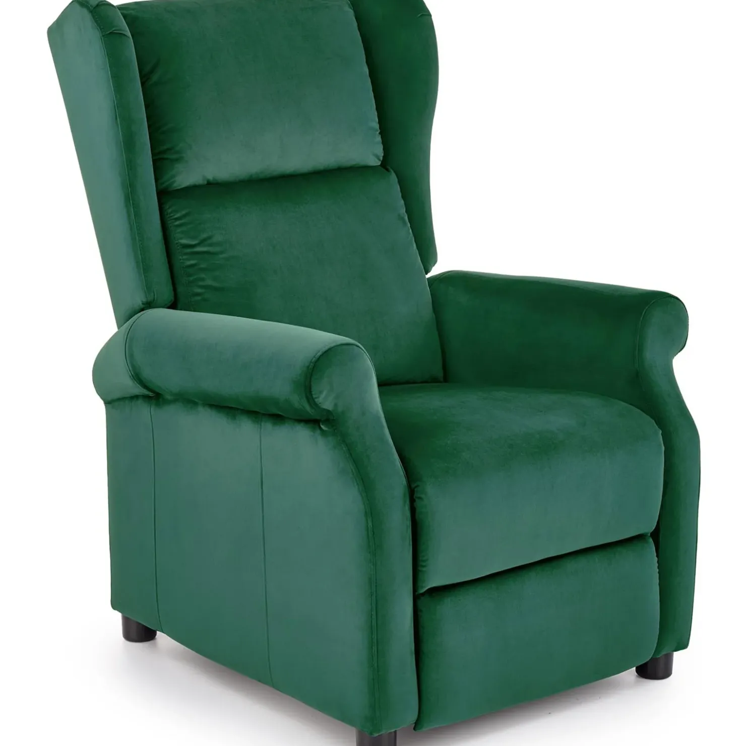 Garnero Arredamenti Poltrona reclinabile imbottita in velluto Cassiopea Verde Clearance