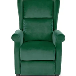 Garnero Arredamenti Poltrona reclinabile imbottita in velluto Cassiopea Verde Clearance