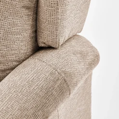 Garnero Arredamenti Poltrona reclinabile imbottita in tessuto Cassiopea Beige Sale