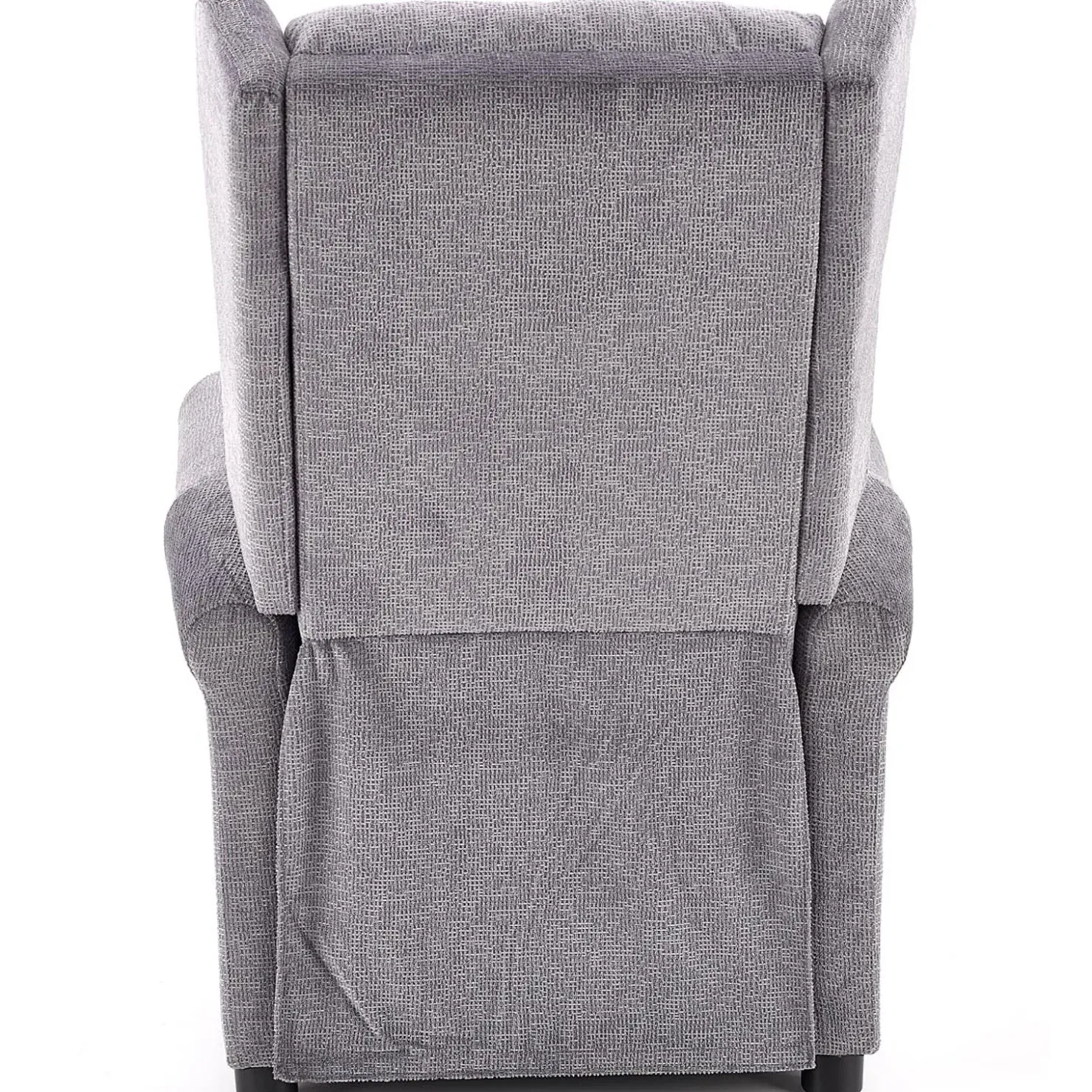 Garnero Arredamenti Poltrona reclinabile massaggiante imbottita in tessuto Elion Grigio Sale