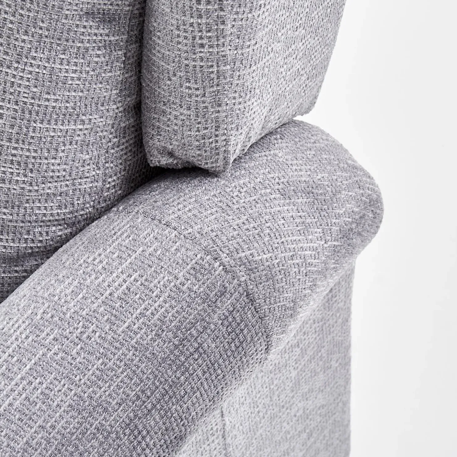 Garnero Arredamenti Poltrona reclinabile massaggiante imbottita in tessuto Elion Grigio Sale