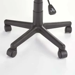 Garnero Arredamenti Poltrona regolabile per scrivania ragazzi in ecopelle rosso nero Grove