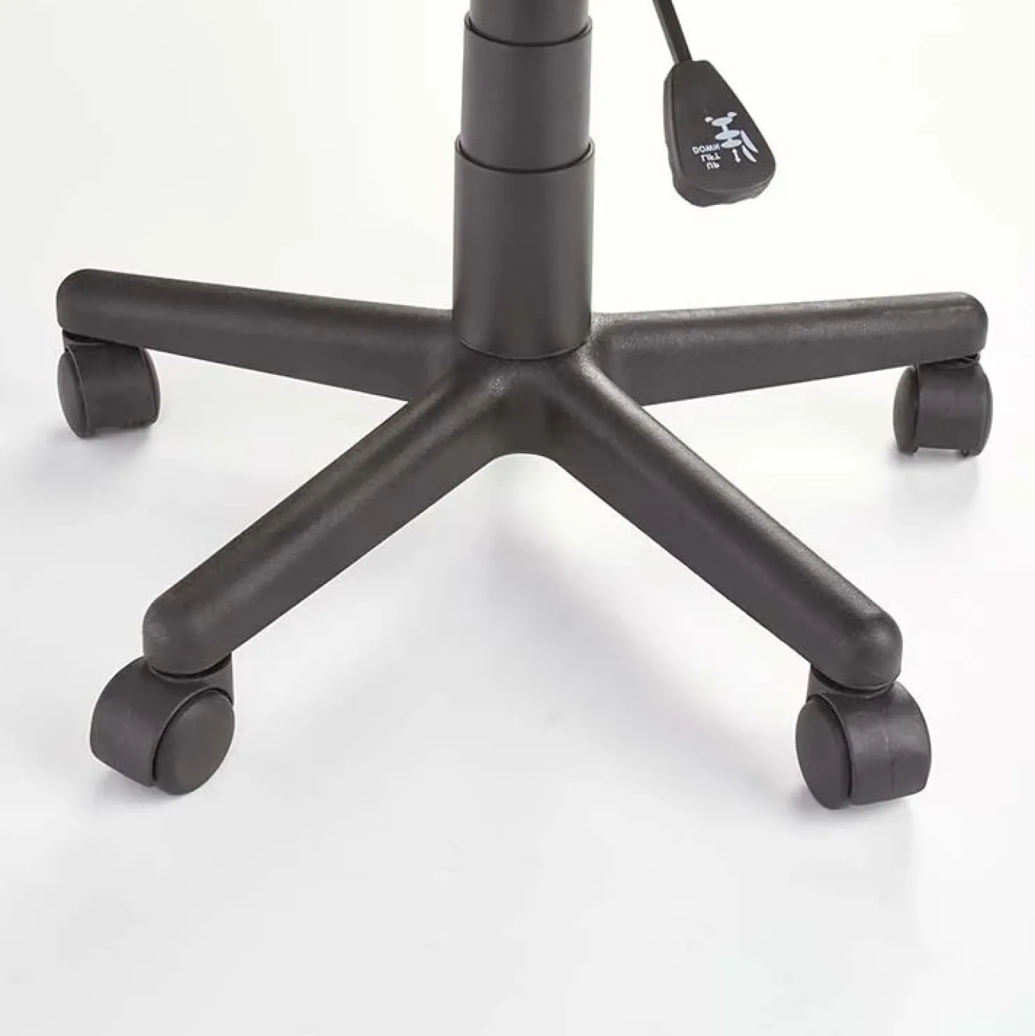 Garnero Arredamenti Poltrona regolabile per scrivania ragazzi in ecopelle rosso nero Grove