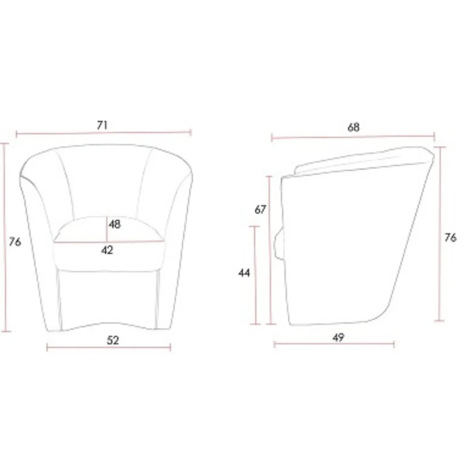 Garnero Arredamenti Poltrona relax in ecopelle prato Valentina Verde Clearance