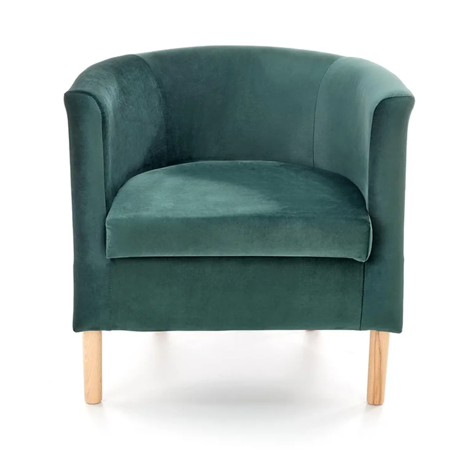 Garnero Arredamenti Poltrona soggiorno in tessuto verde scuro rovere Macao Hot