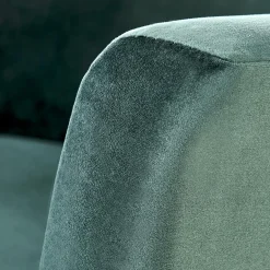 Garnero Arredamenti Poltrona soggiorno in tessuto verde scuro rovere Macao Hot