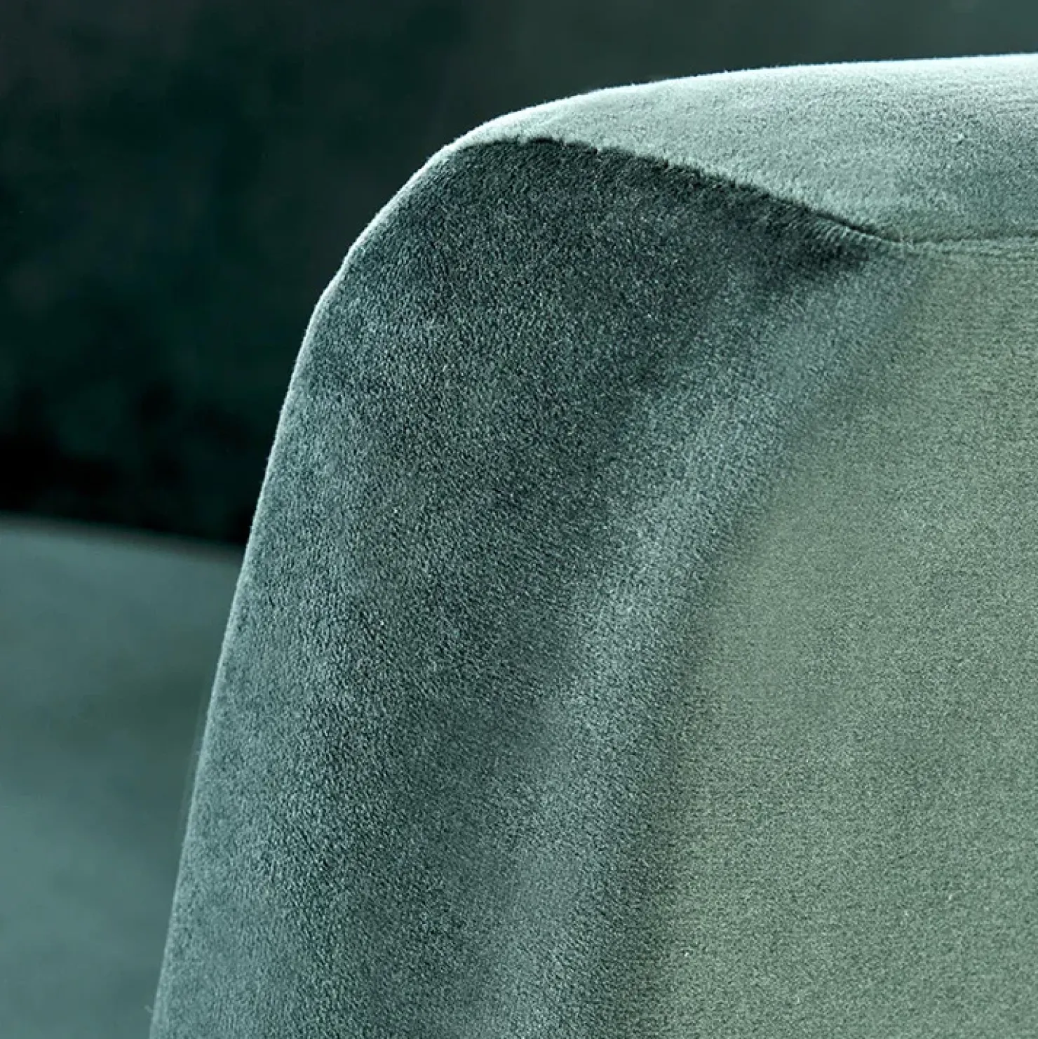 Garnero Arredamenti Poltrona soggiorno in tessuto verde scuro rovere Macao Hot