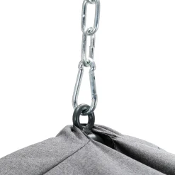 Garnero Arredamenti Poltrona sospesa a dondolo da giardino 136x196h cm grigio Flora Hot