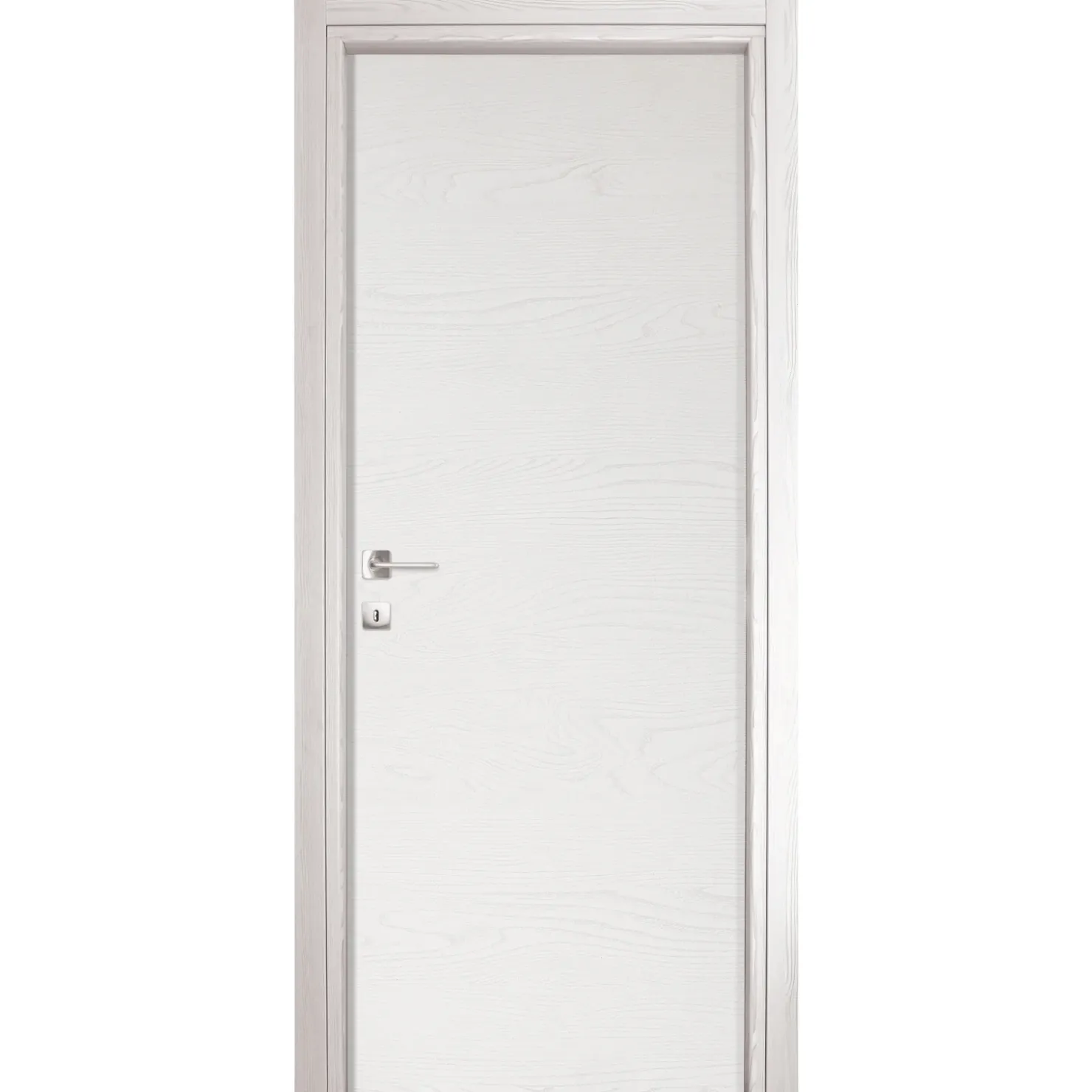 Garnero Arredamenti Porta battente reversibile per interni 90x210h cm Niagara Bianco Frassinato Sale