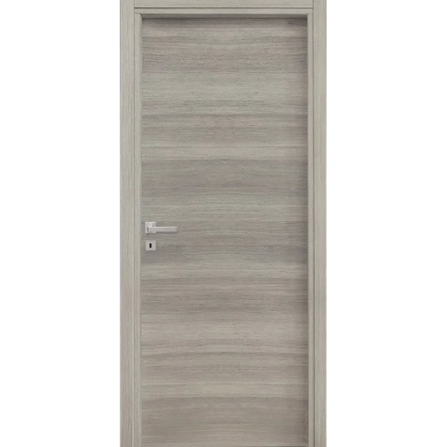 Garnero Arredamenti Porta battente reversibile per interni 70x210h cm Niagara Rovere Grigio Discount
