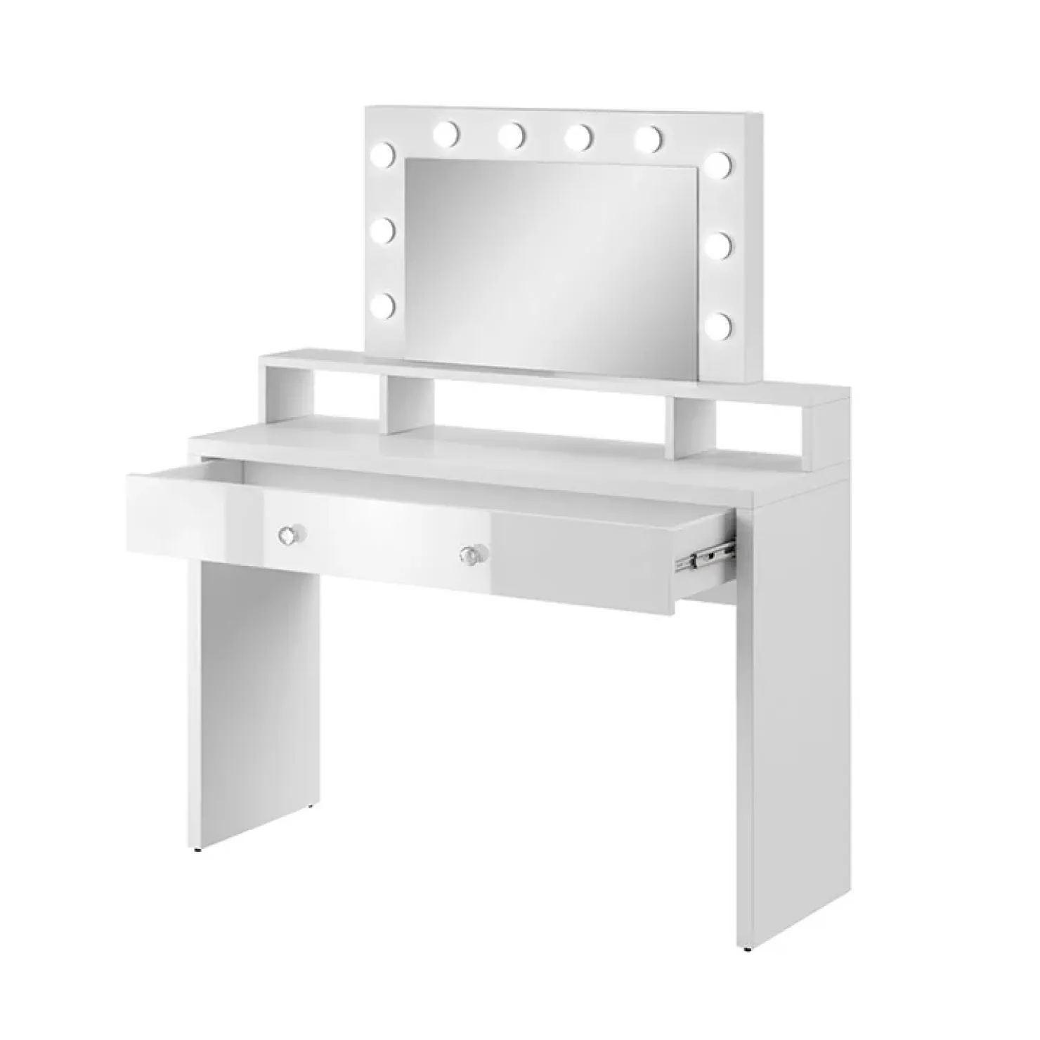 Garnero Arredamenti Postazione trucco con specchio 120x136cm bianco Child Best