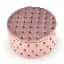 Garnero Arredamenti Pouf contenitore moderno Maximilien Rosa Clearance
