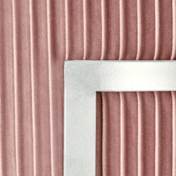 Garnero Arredamenti Pouf da salotto contenitore in velluto Franklin Rosa Online