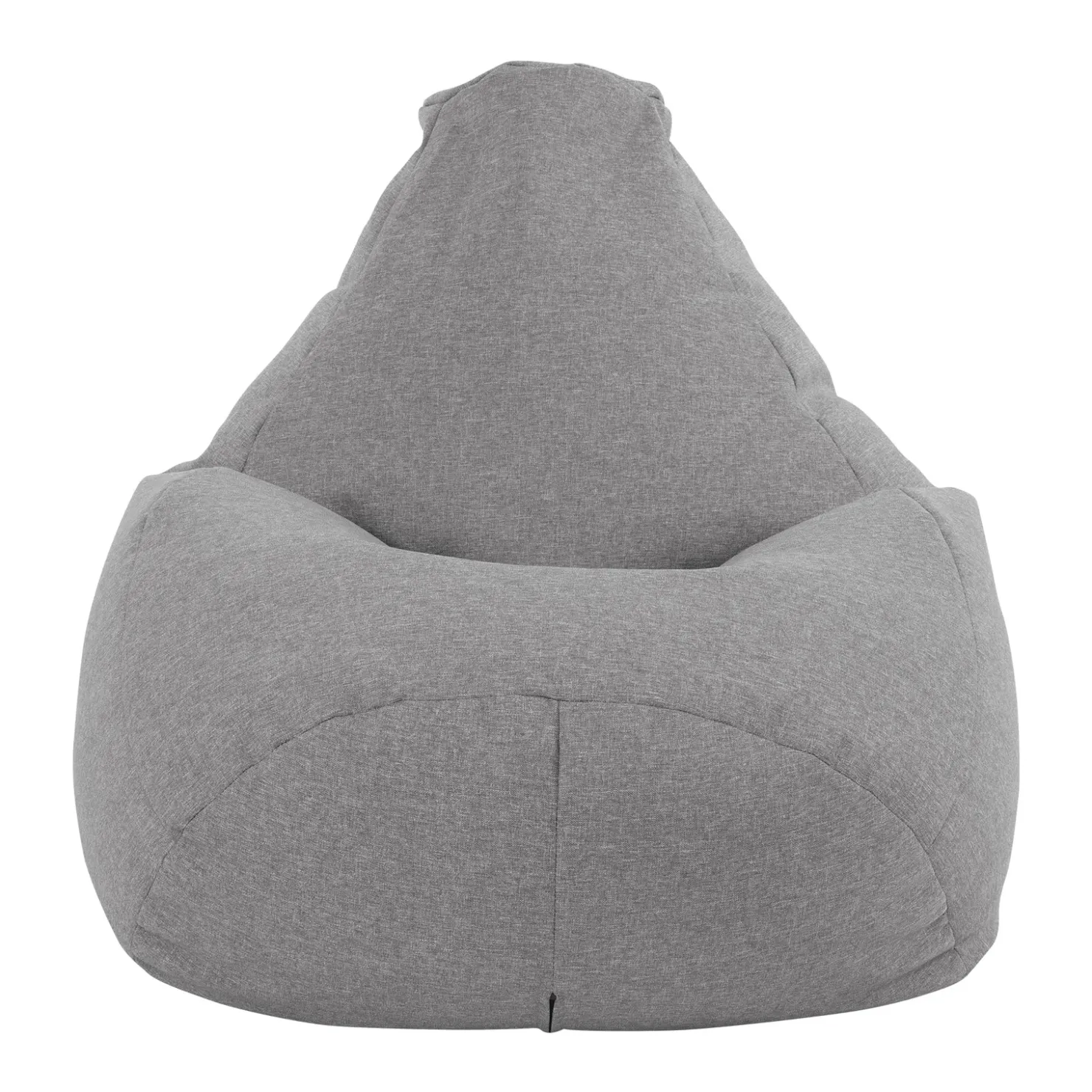 Garnero Arredamenti Pouf poltrona sacco in poliestere grigio Harmony Clearance