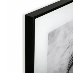 Garnero Arredamenti Quadro da parete design con stampa Buddha 50x50cm bianco nero Roia