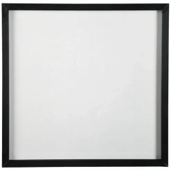 Garnero Arredamenti Quadro da parete design con stampa Buddha 50x50cm bianco nero Roia