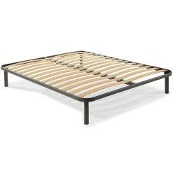 Garnero Arredamenti Rete 160x200cm ortopedica a doghe matrimoniale legno metallo Venice Clearance