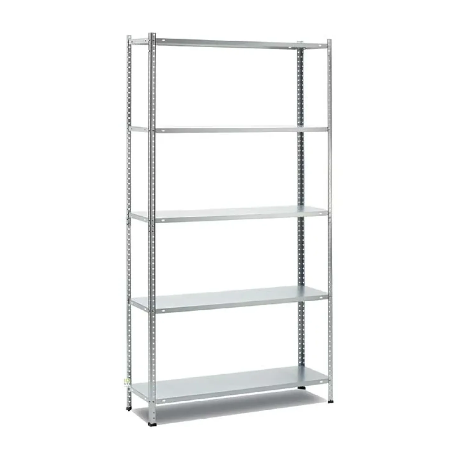 Garnero Arredamenti Scaffale in metallo 5 ripiani 75x147cm grigio Kumi Hot