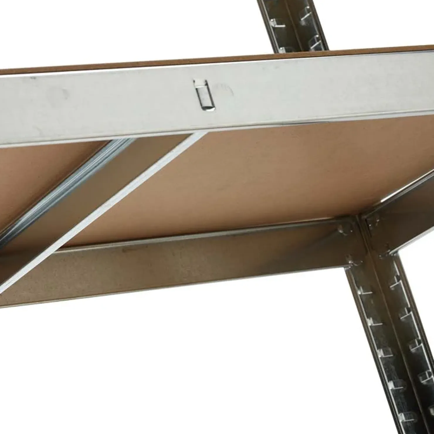 Garnero Arredamenti Scaffale 90x180cm in metallo 5 ripiani multiuso grigio legno Simba Hot