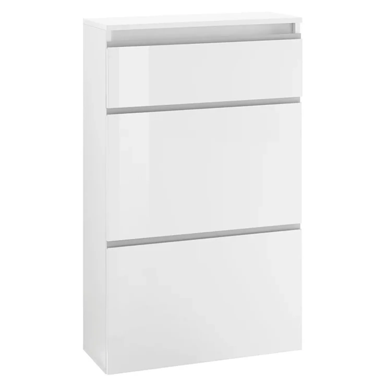 Garnero Arredamenti Scarpiera ingresso 60x108cm 2 ante Eclisse Bianco Lucido New