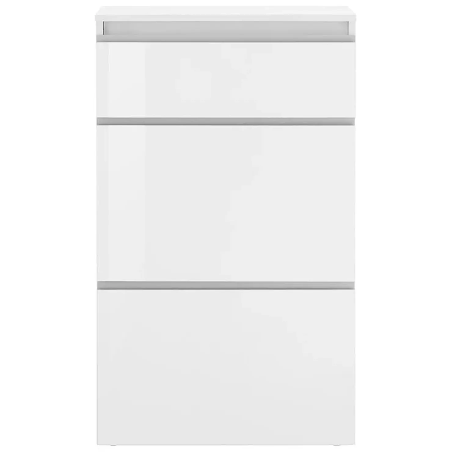 Garnero Arredamenti Scarpiera ingresso 60x108cm 2 ante Eclisse Bianco Lucido New