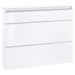 Garnero Arredamenti Scarpiera ingresso 120x108h cm 2 ante Eclisse Bianco Lucido Hot