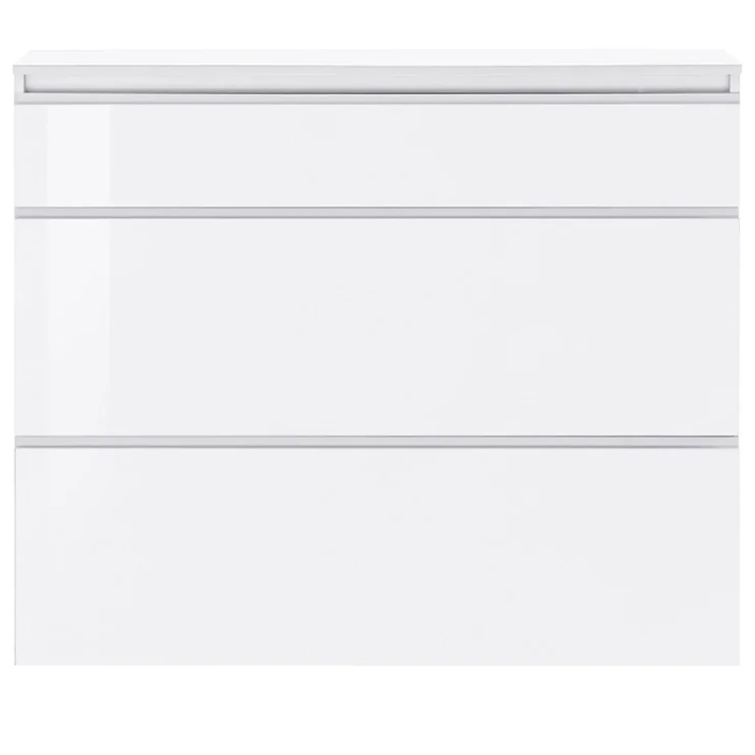 Garnero Arredamenti Scarpiera ingresso 120x108h cm 2 ante Eclisse Bianco Lucido Hot
