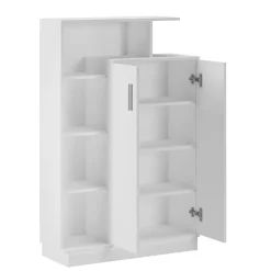 Garnero Arredamenti Scarpiera ingresso 90x140h cm design bianco frassinato Jerome New