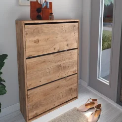 Garnero Arredamenti Scarpiera ingresso 74x110h cm moderna Palmaria Rovere Best