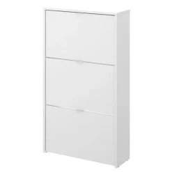 Garnero Arredamenti Scarpiera ingresso 61x113h cm moderna 3 ante bianco lucido Jepson Hot