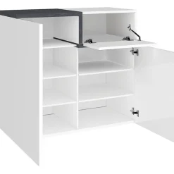 Garnero Arredamenti Scarpiera ingresso 80x80h cm 2 ante bianco lucido ossido Lucidardo Bianco Lucido - Ossido New