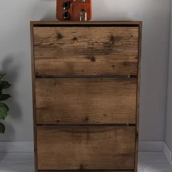 Garnero Arredamenti Scarpiera ingresso 74x110h cm moderna Palmaria Noce Outlet