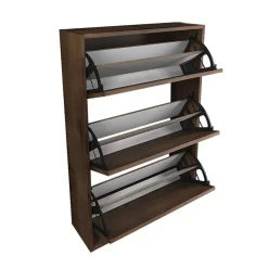 Garnero Arredamenti Scarpiera ingresso 74x110h cm moderna Palmaria Noce Outlet