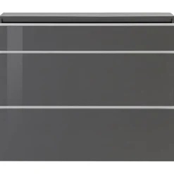 Garnero Arredamenti Scarpiera ingresso 120x108h cm 2 ante lucido Eclisse Antracite Clearance