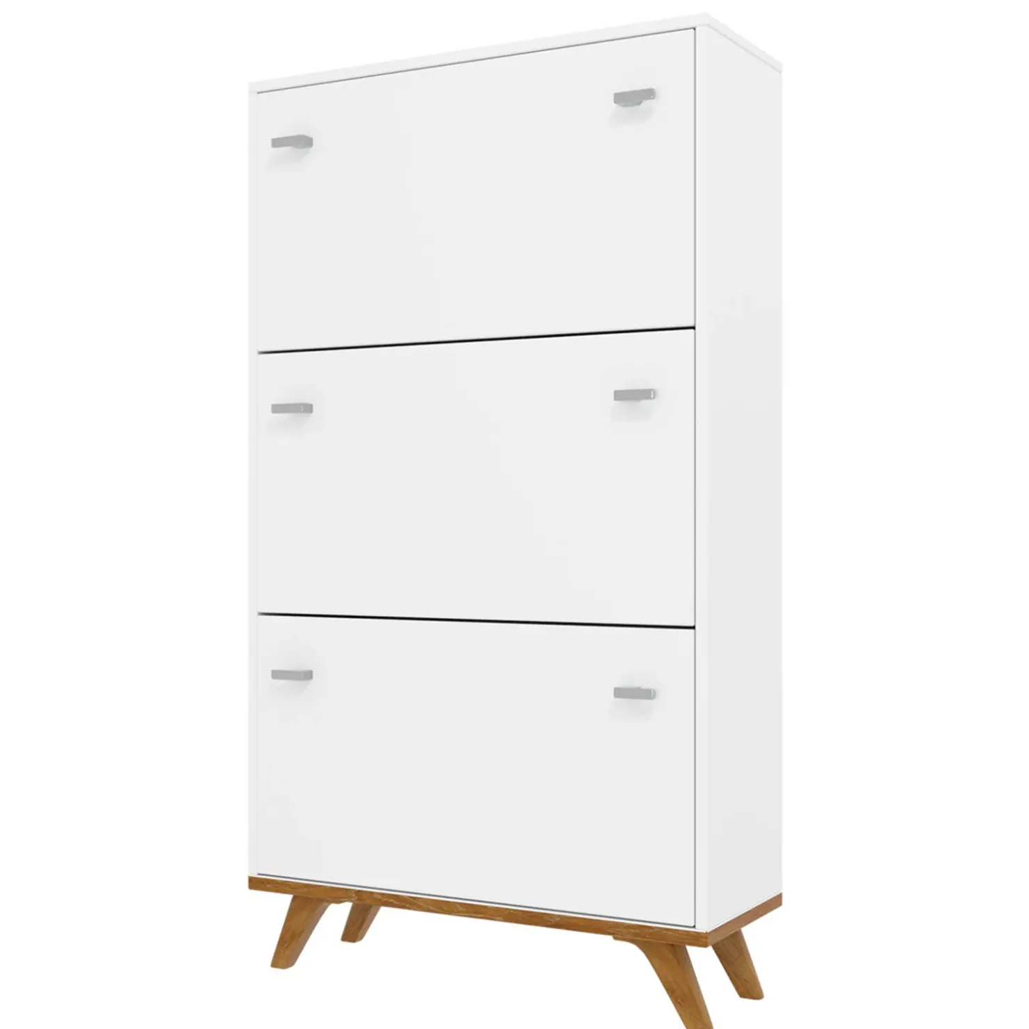 Garnero Arredamenti Scarpiera 60x130h cm 3 ante bianco rovere Clea Hot