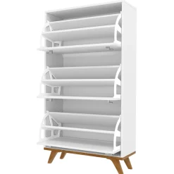 Garnero Arredamenti Scarpiera 60x130h cm 3 ante bianco rovere Clea Hot