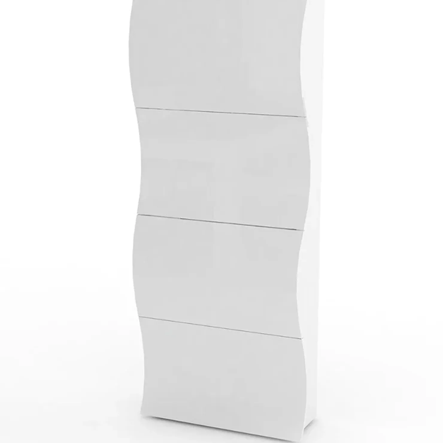 Garnero Arredamenti Scarpiera 71x162h cm 4 ante moderna bianco lucido Sea Gihome®