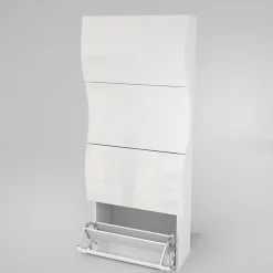 Garnero Arredamenti Scarpiera 71x162h cm 4 ante moderna bianco lucido Sea Gihome®