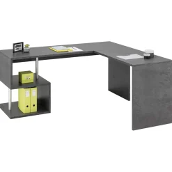 Garnero Arredamenti Scrivania angolare ufficio 180x78cm ErgoDesk Antracite Clearance