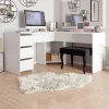 Garnero Arredamenti Scrivania angolare 142x142cm bianco Chantal New