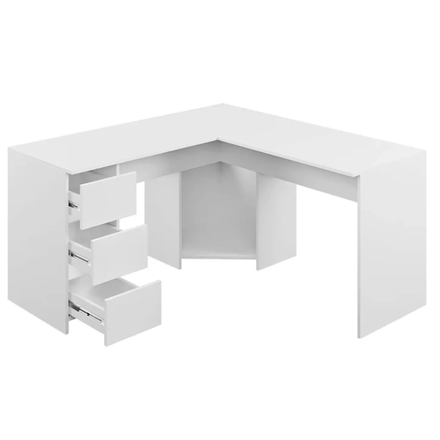 Garnero Arredamenti Scrivania angolare 142x142cm bianco Chantal New