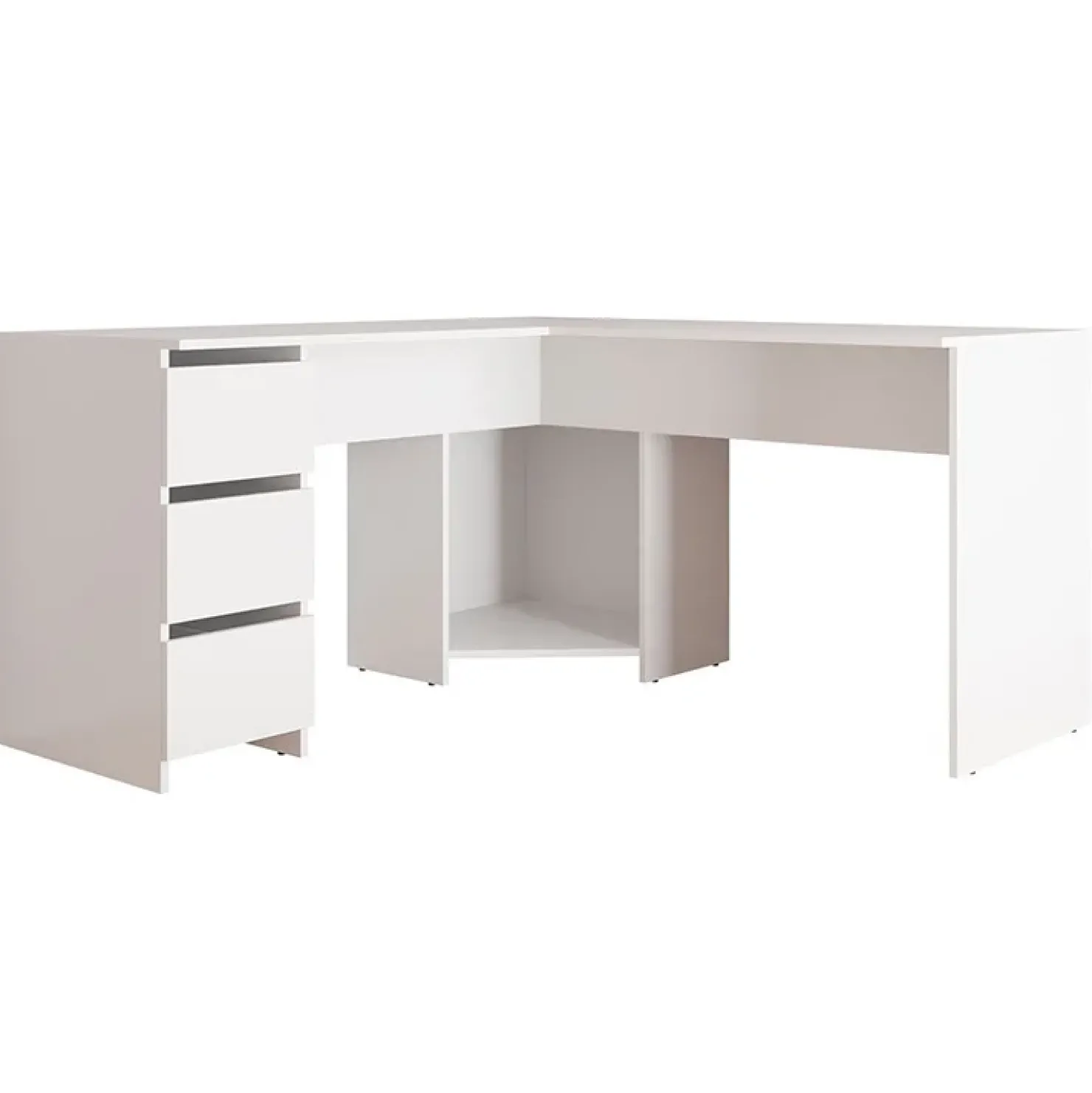 Garnero Arredamenti Scrivania angolare 142x142cm bianco Chantal New